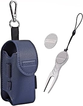 Amazon.co.jp: MARITSU 2個用ゴルフボールケース ポーチ ボール